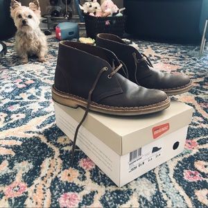 Women’s Clarks Desert Boot - Beeswax Leather 6.5